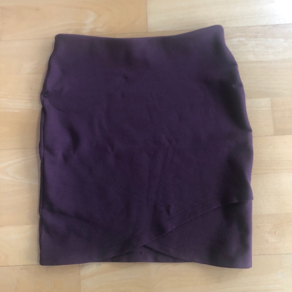Aritzia Talula Faux Wrap Bodycon Skirt